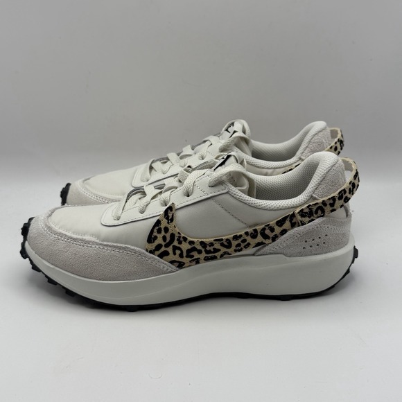 Nike Shoes - Nike Waffle Debut Women's Sneakers Size US 7, White/Leopard Print New Phanton